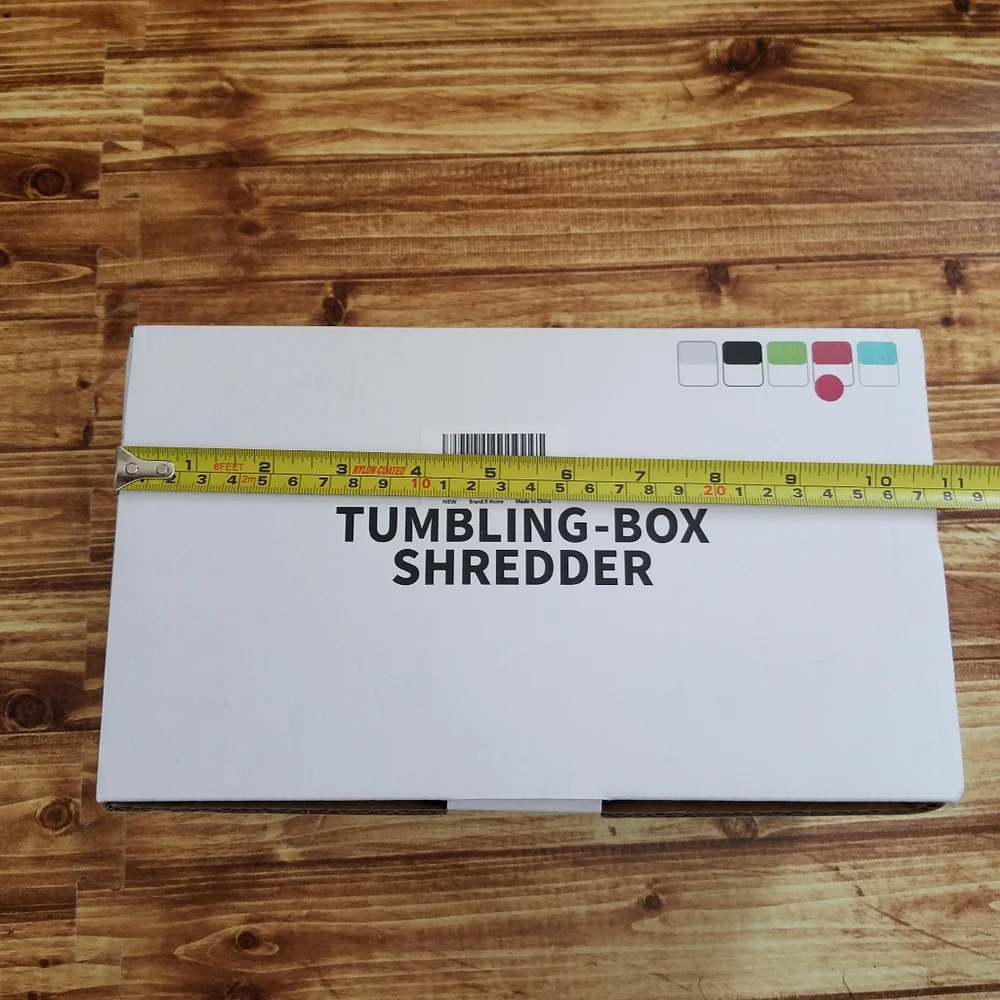 NIB Red 3-in-1 Rotary Cheese Grater & Tumbling-Box Veggie Shredder